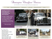 Tablet Screenshot of barringtonchauffeurservices.co.uk
